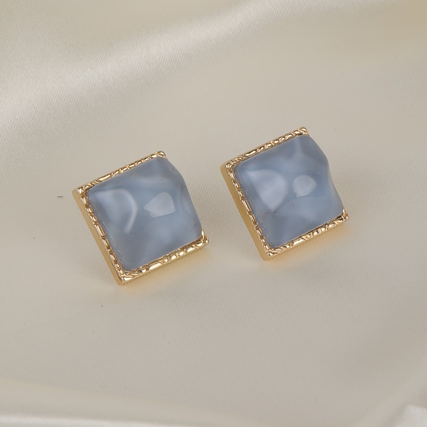 Blue Stone Earring