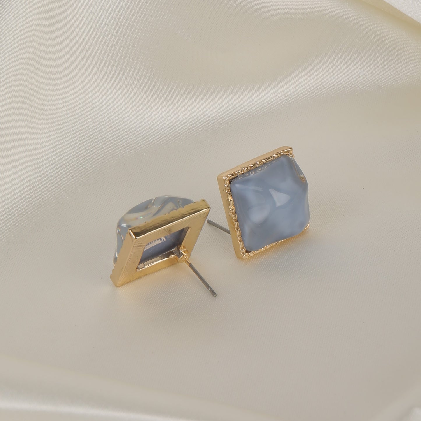 Blue Stone Earring