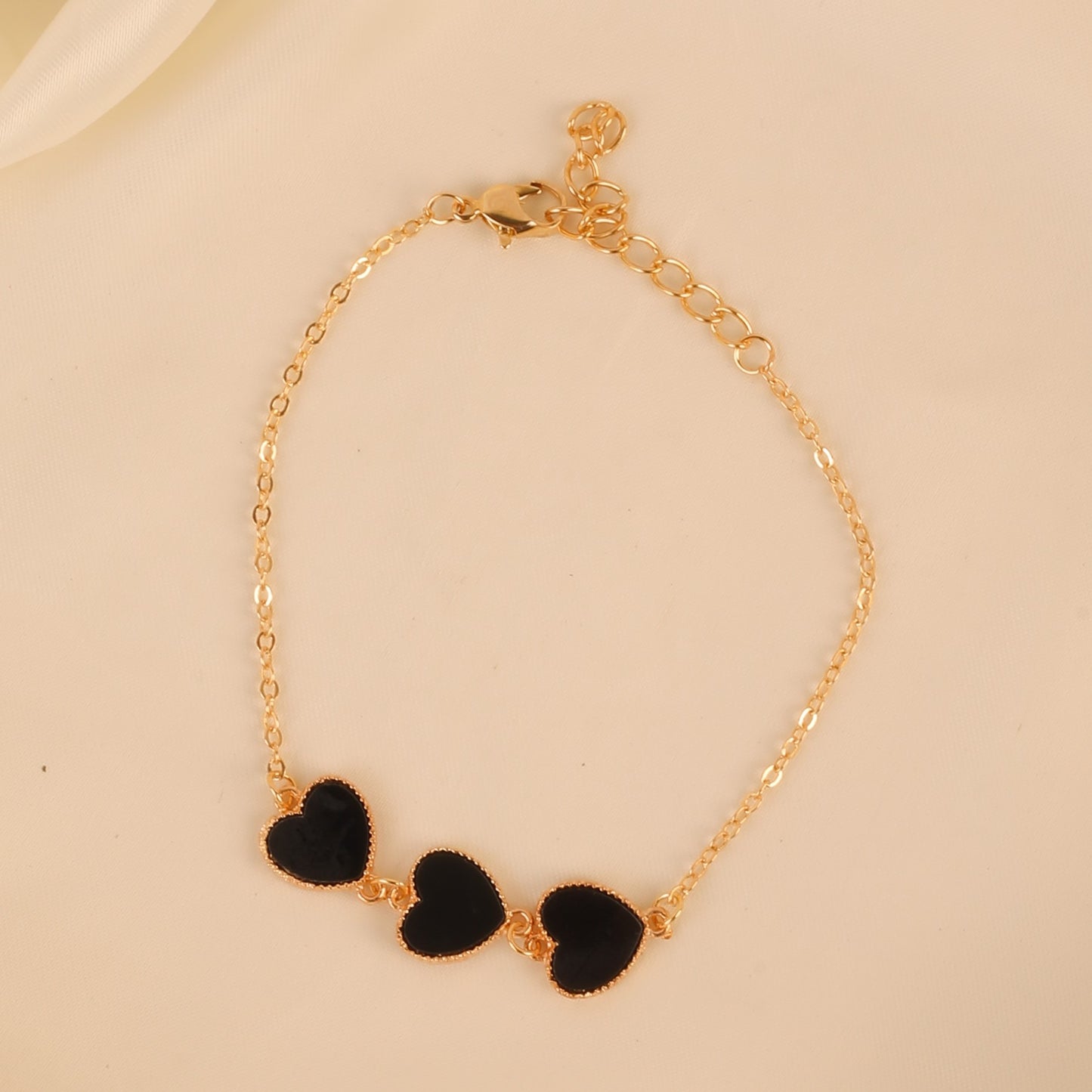 Black Heart Bracelet