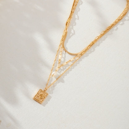 Pearl Multilayered Necklace