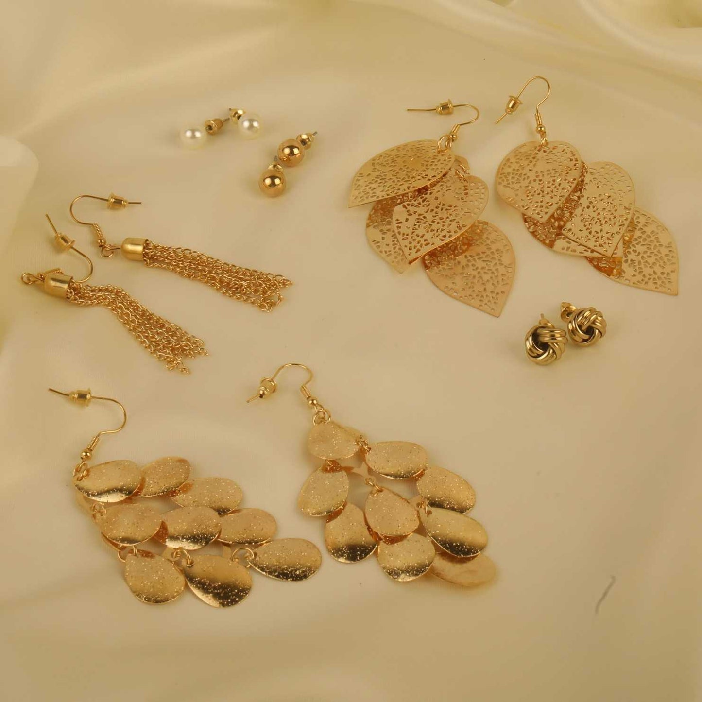 Hollow Earrings Set