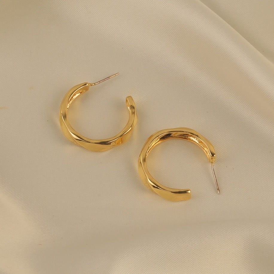 Elegant Golden Hoops