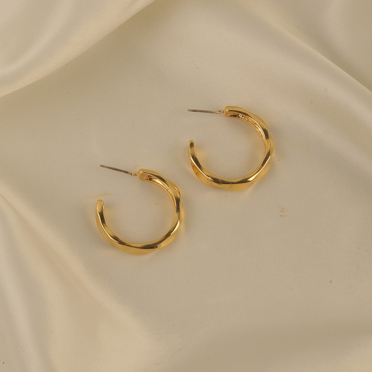 Elegant Golden Hoops