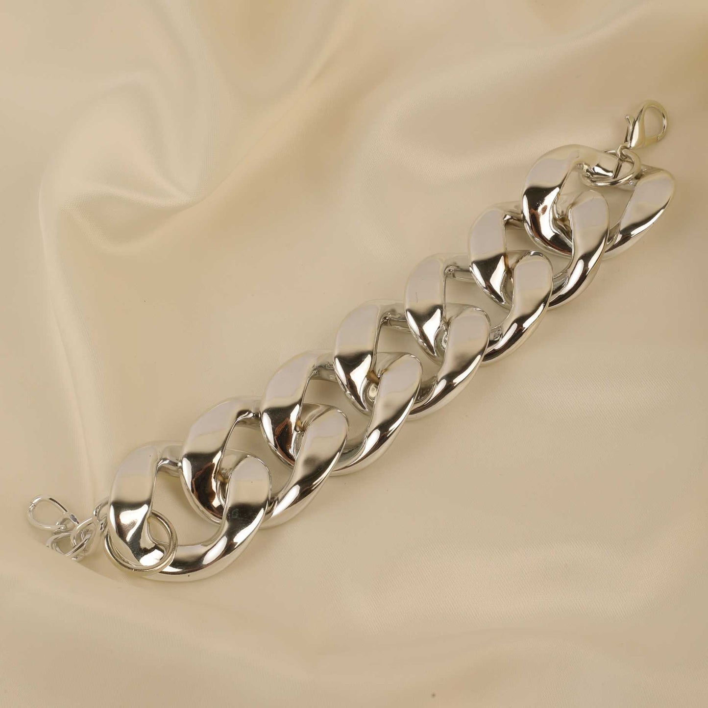 Silver Chunky Bracelet