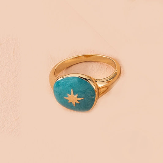 Blue Star Ring