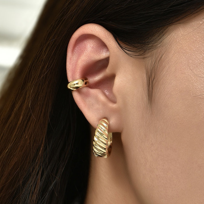 Designer Earrings with Ear Cuff