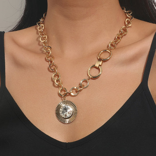 Designer Chain Stone Coin