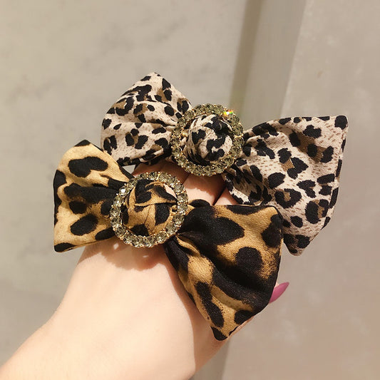 Elegant Stone Designer Scrunchy Pair