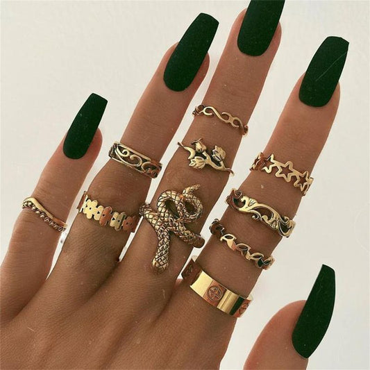 Snake Ring Set