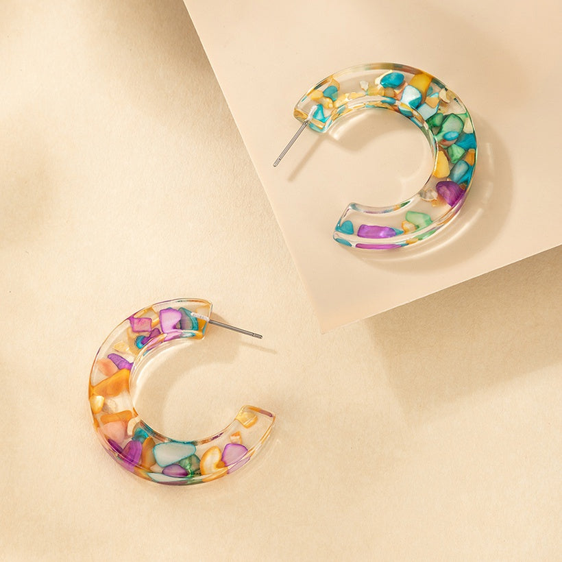 Colorful Acrylic Earrings