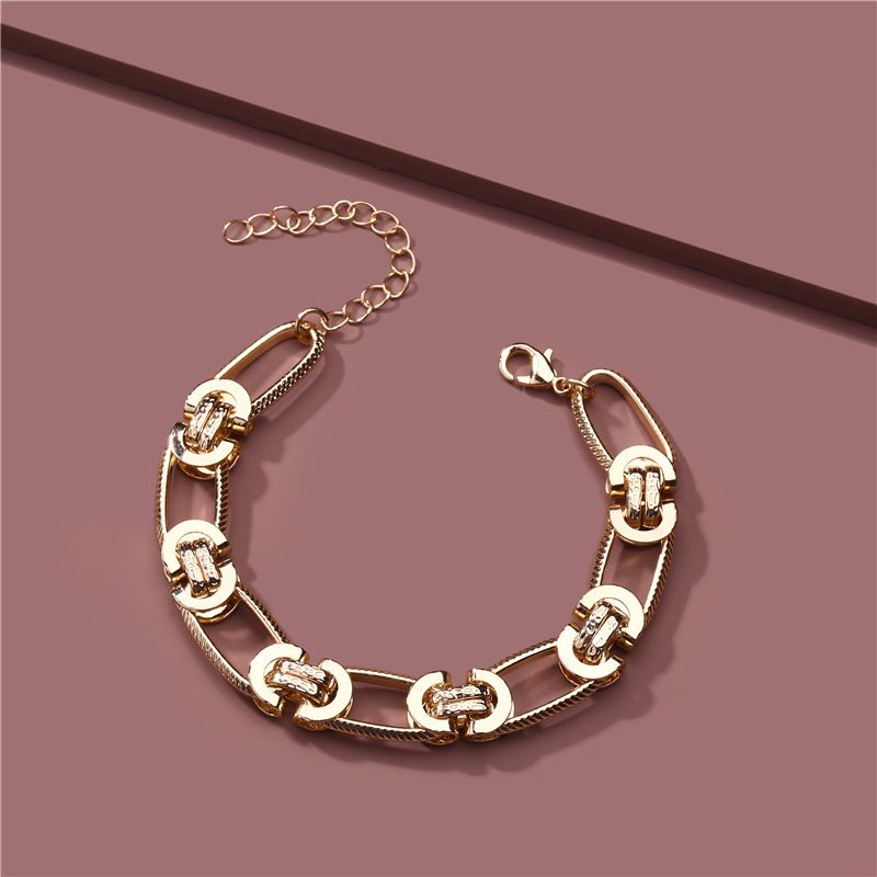 Golden Linked Bracelet