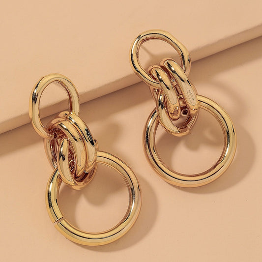 Designer Multiple Hoop Earrings