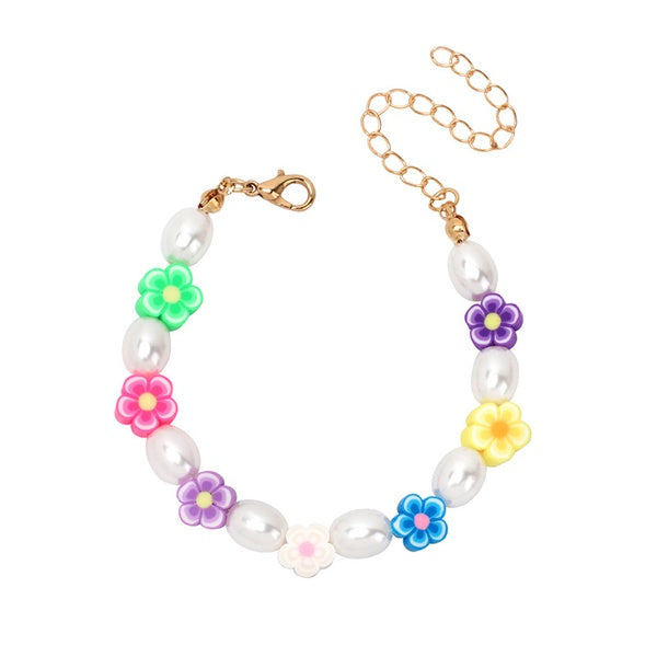 Floral Beads Bracelet