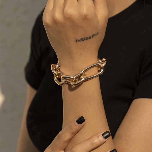 Punk Golden Bracelet