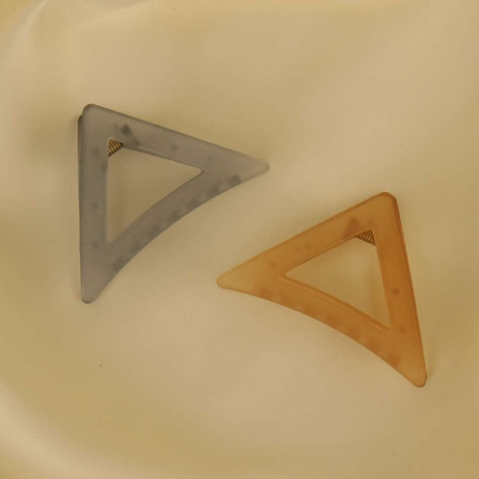 Brown Blue Triangle Pins